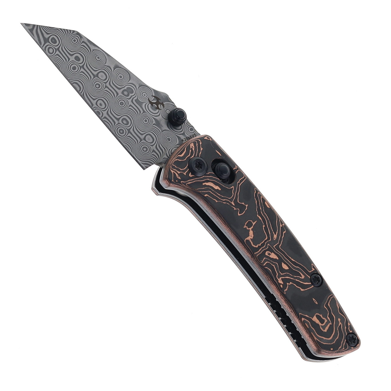 Kansept Little Main Street Folding Knife Copper Carbon Fiber