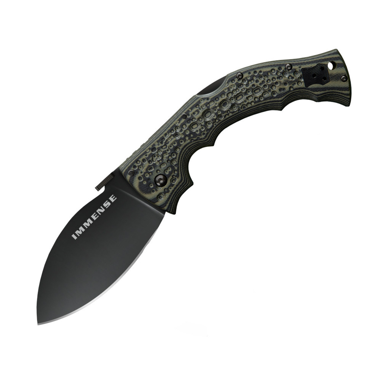 Cold Steel Immense Folding Knife Black XHP Blade Green/Black G10