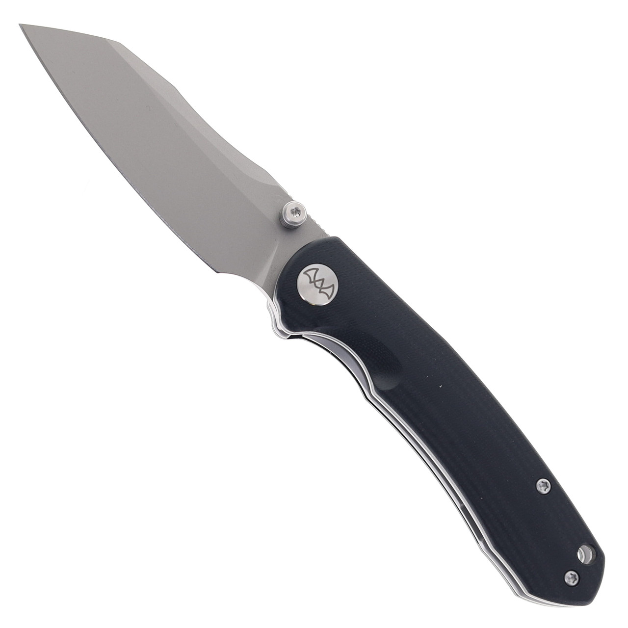 WIXCO Axor Folding Knife Black G10 Handle 14C28N Plain Edge