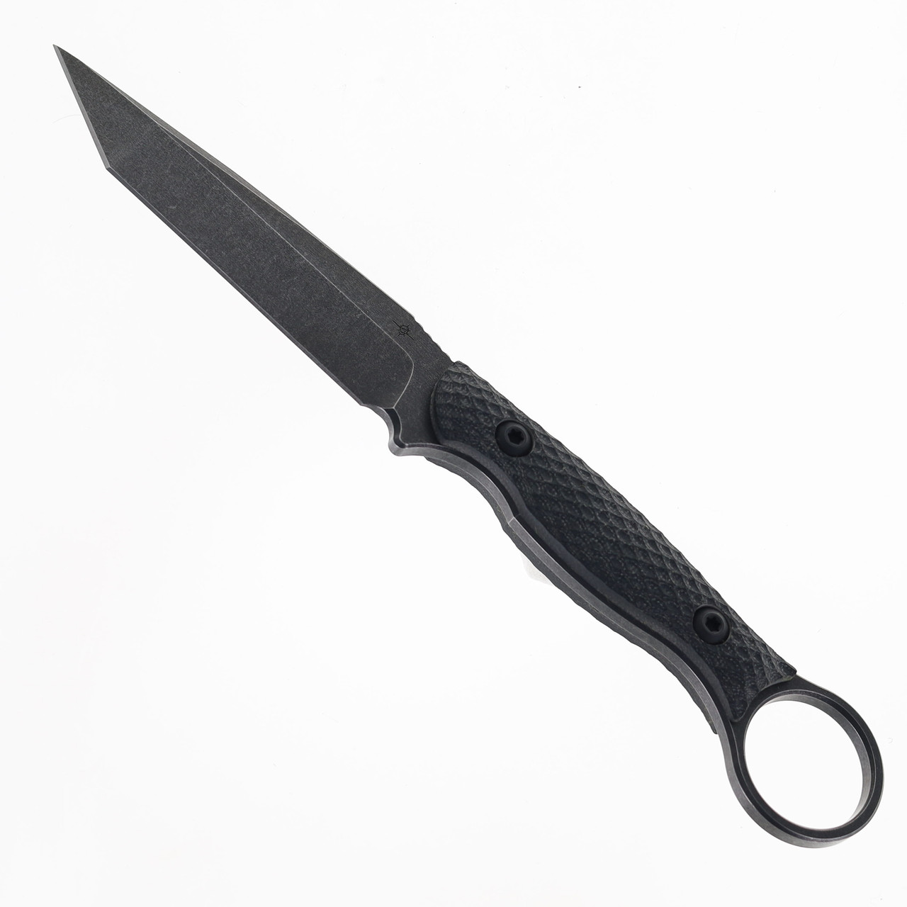 Toor Serpent Fixed Blade Knife Black Carbon G10 Handle Tanto 3V