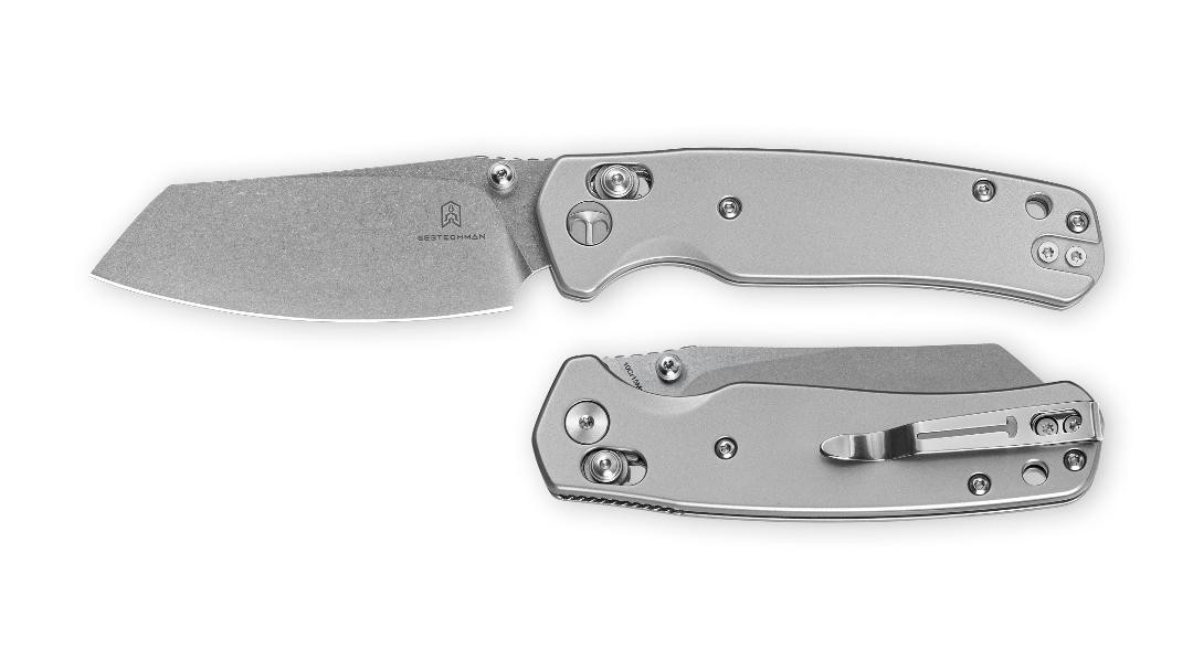 Bestechman Cicada's Wing Folding Knife Beadblast Oil Seeded