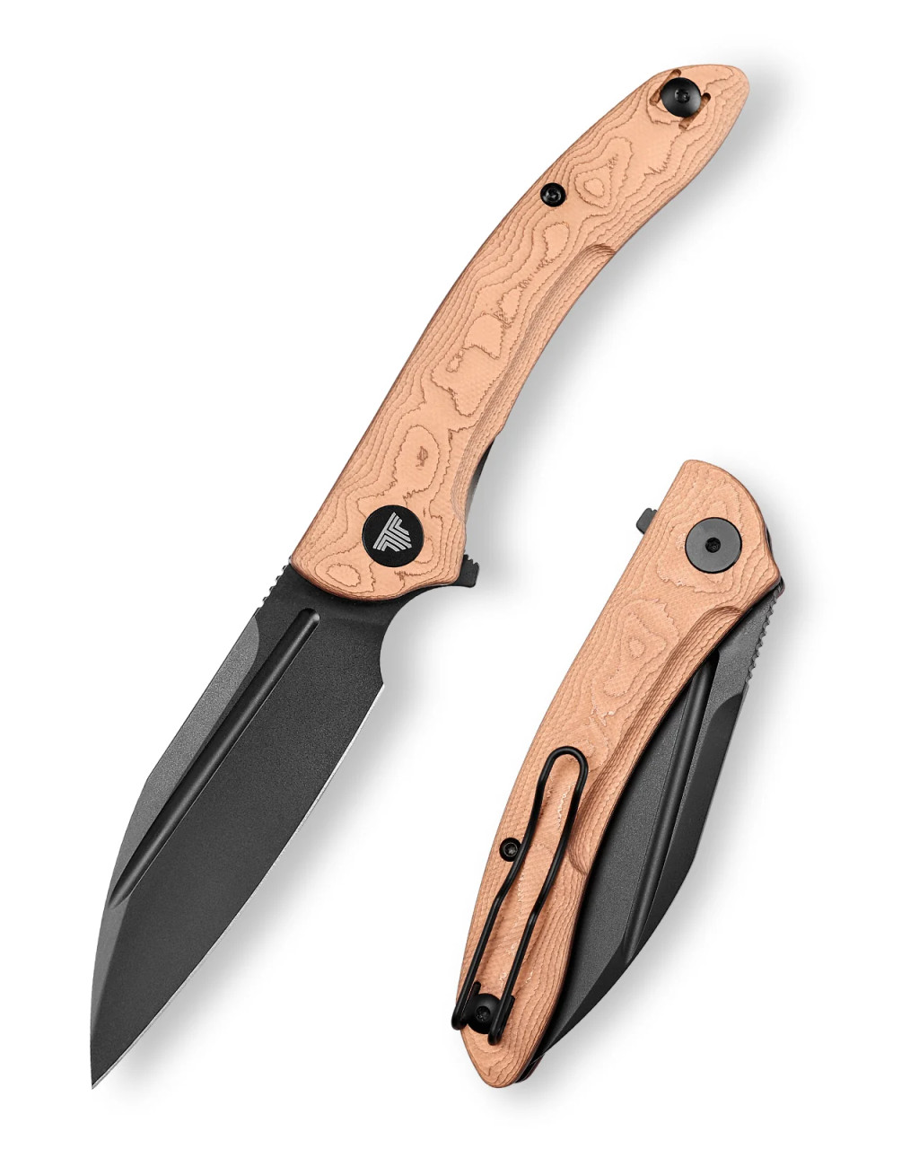 Trivisa Knives Cuckoo-CU Liner Lock Folding Knife 3.37'' 14C28N