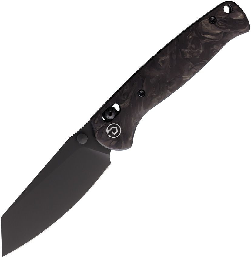 Defcon Artifact Axis Lock Folding Knife Shredded Carbon Fiber
