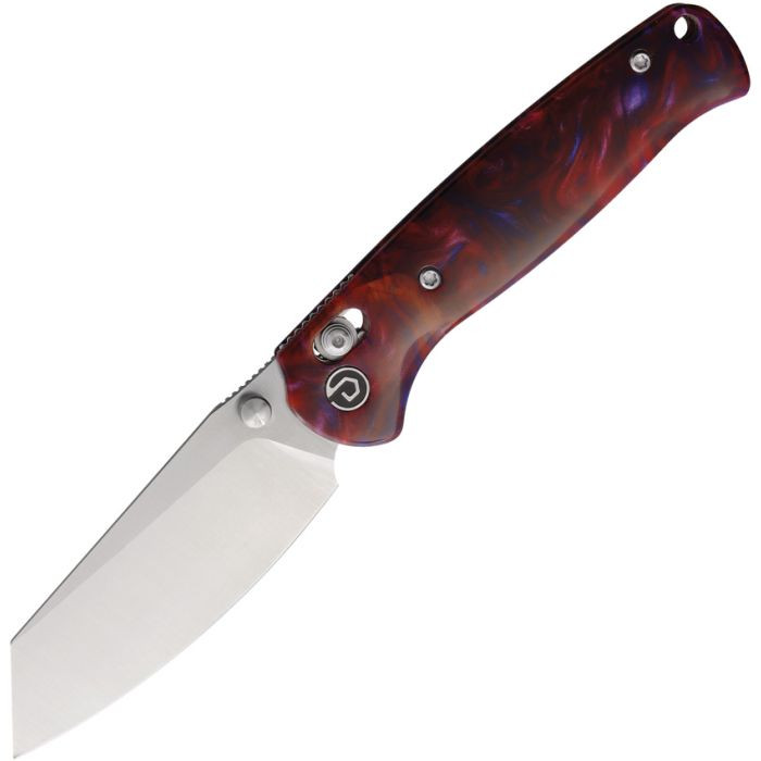 Defcon Artifact Axis Lock Folding Knife Blue and Pink Resin Handle