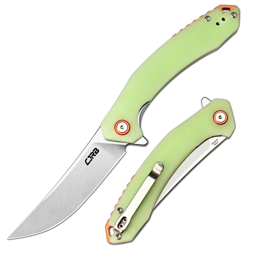 CJRB Gobi Folding Knife Glow in the Dark G10 Handle AR-RPM9