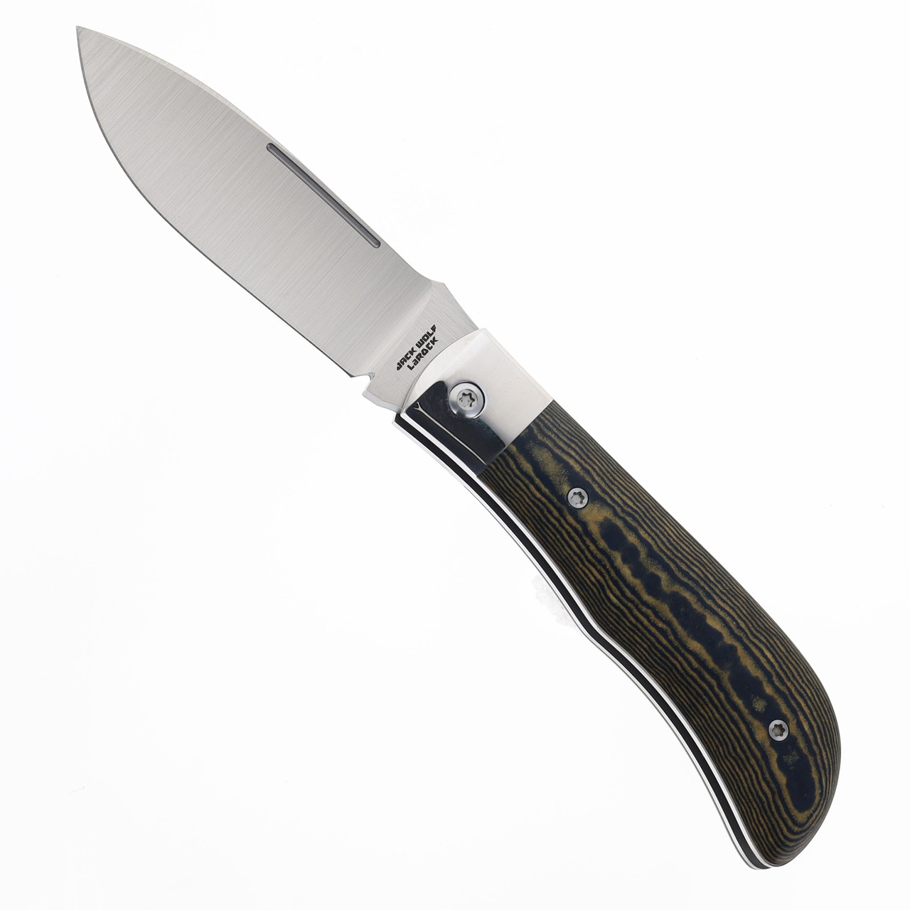 Jack Wolf Steel Series Timber Jack Folding Knife Blue/Maple