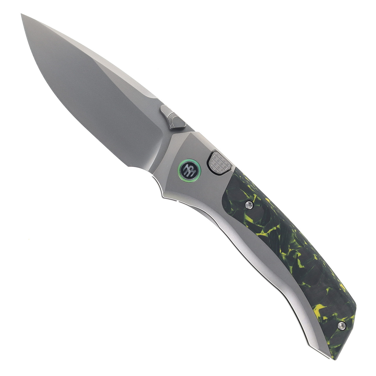 スティード用 Remette RT-Steed Folding Knife Yellow Carbon Fiber & Titanium