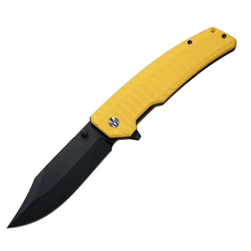 Molsect Jungle Folding Knife Speed Yellow G10 Handle 14C28N Bowie