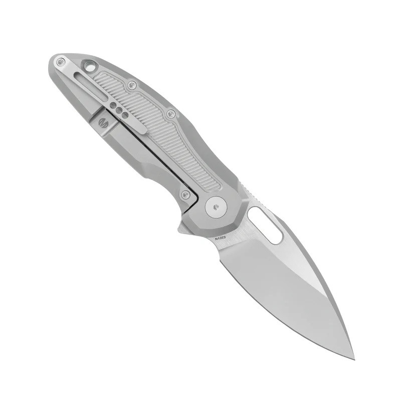 Molsect Mantle Folding Knife Beadblast Titanium Handle S35VN Drop