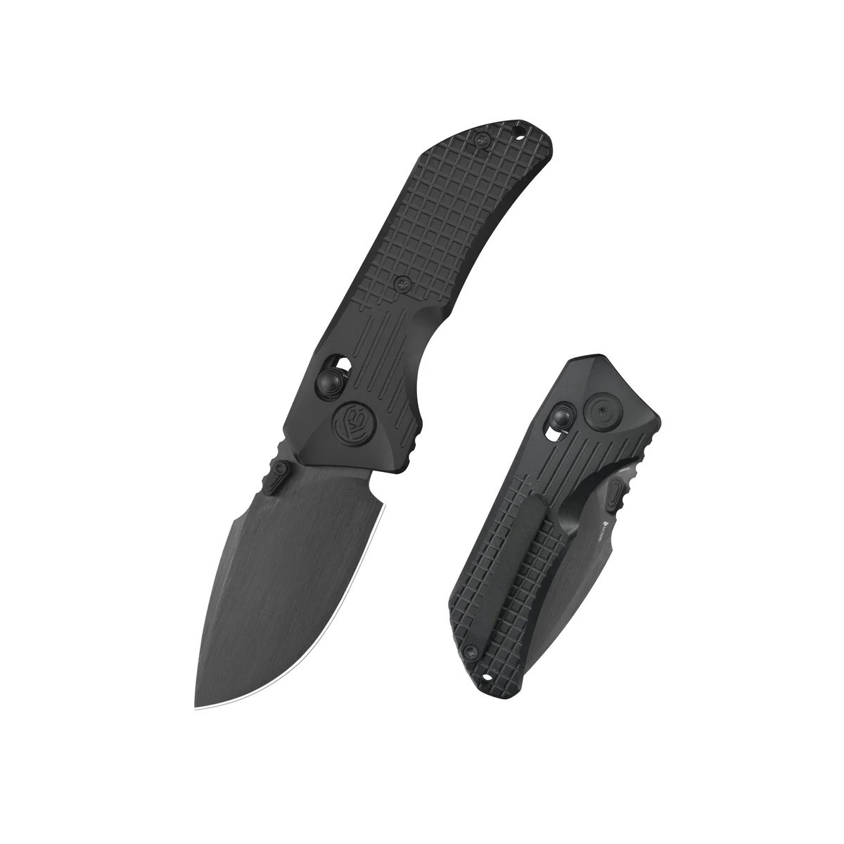 KB Knives Jarpen Folding Knife Black PVD Titanium Handle S90V Drop