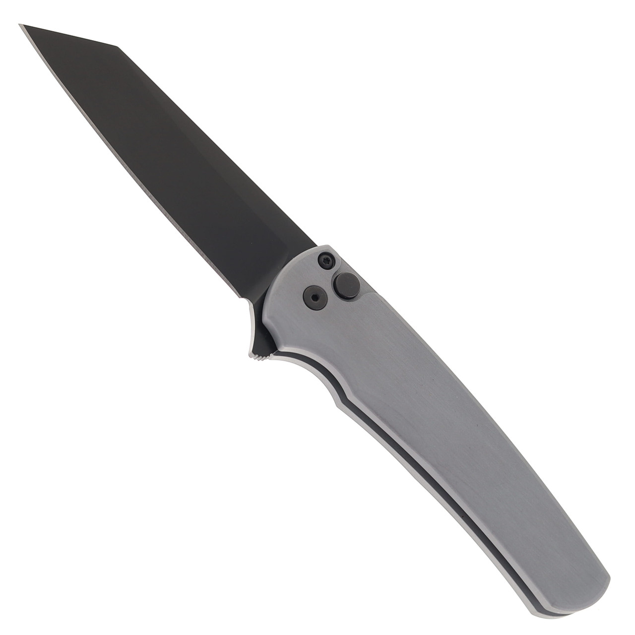 Pro-Tech Malibu 5403 Grey Button Lock Knife – MagnaCut Reverse