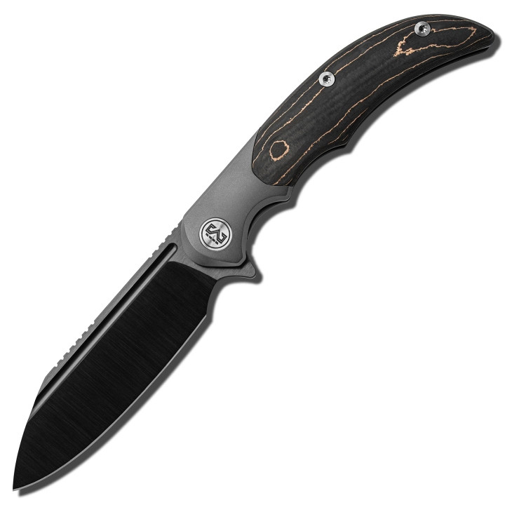 Miguron Conquistador Folding Knife Bronze Carbon Fiber Satin DLC