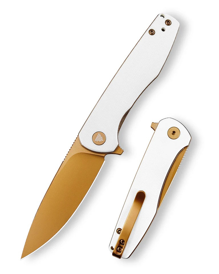 Trivisa Hummingbird-WG JM07-WG-14 Folding Knife White G10 Handle