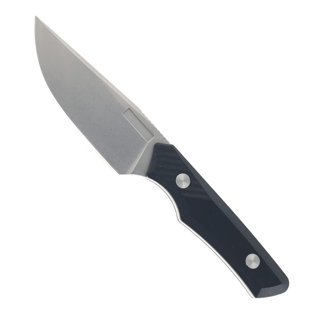 Vero Engineering Myelin Fixed Blade Knife Black G10 Handle M390