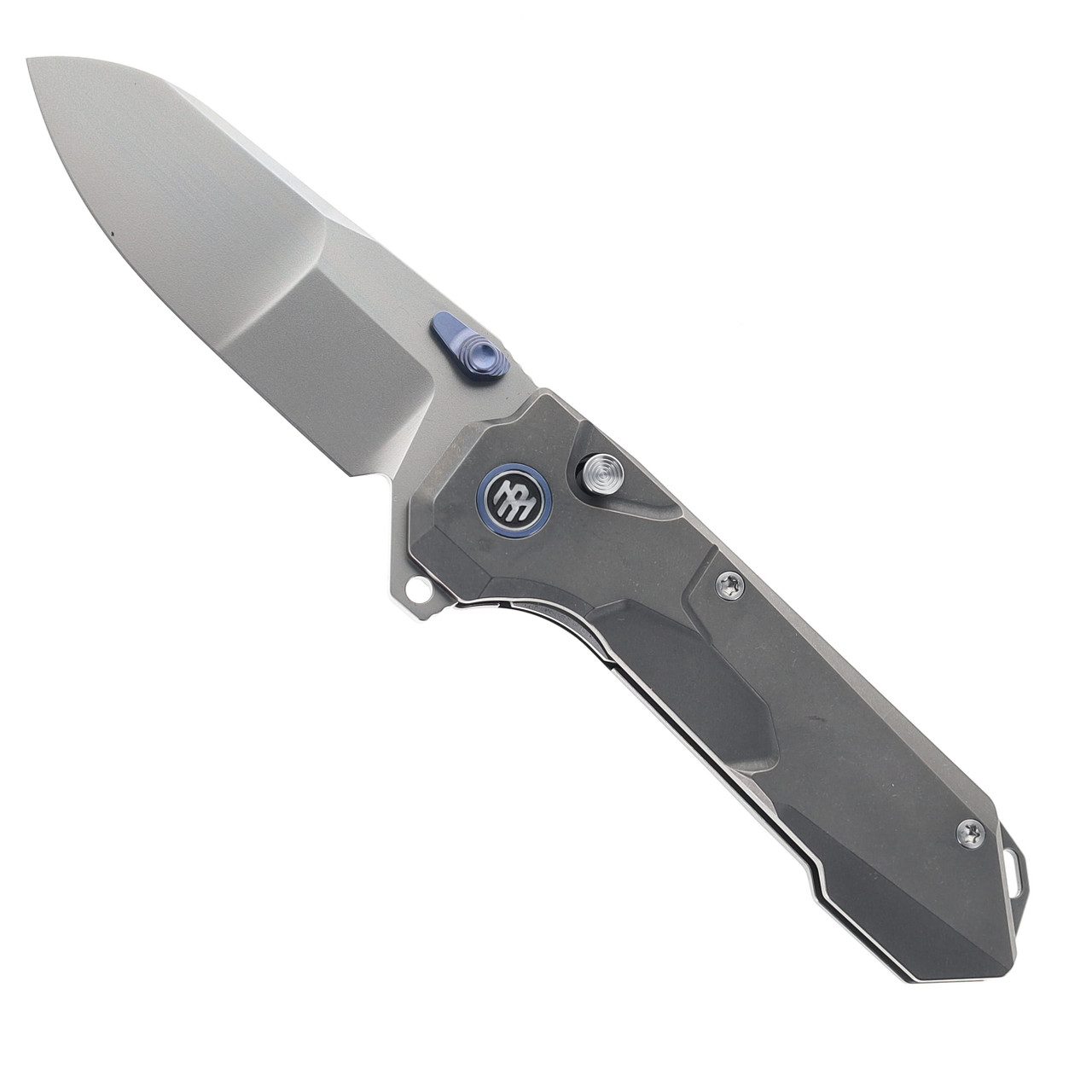 Remette Cosmic Folding Knife Green Titanium Handle M390 Plain Edge