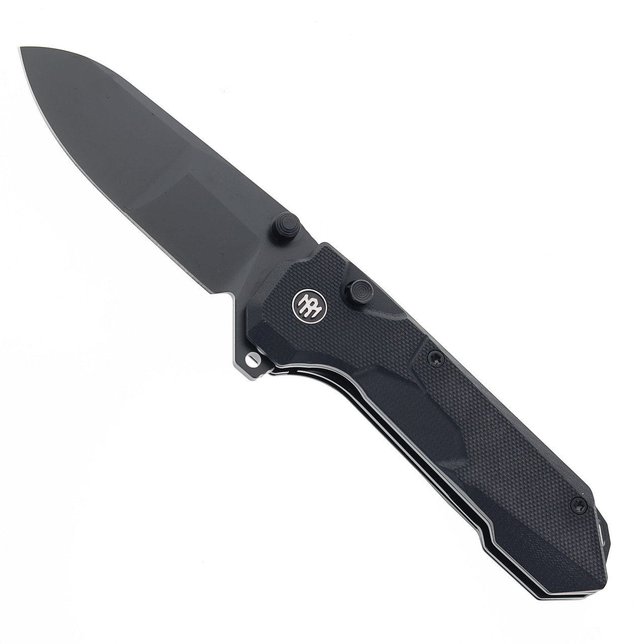 Remette Cosmic Folding Knife Black G10 Handle 14C28N Plain Black