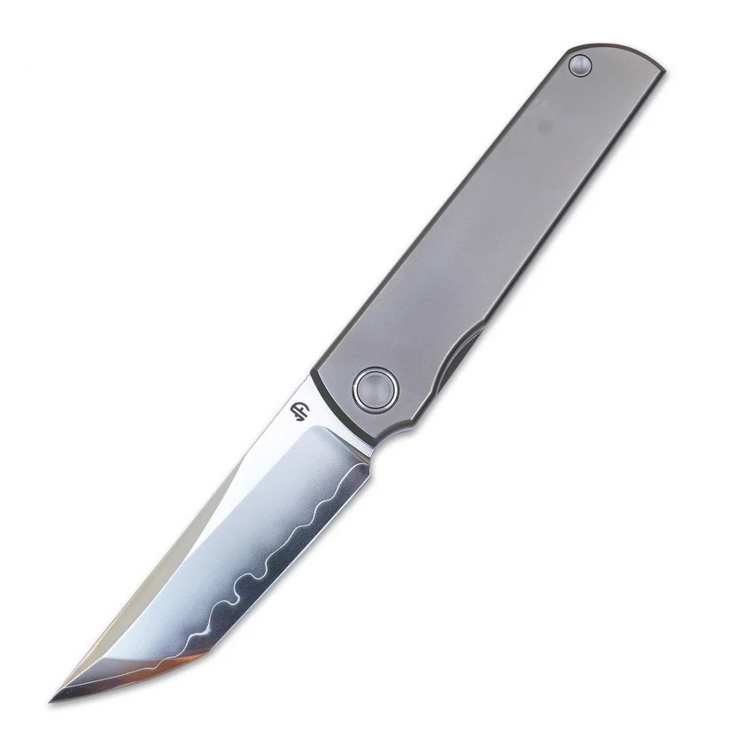 その他 hone North Mountain Blade Chop Folding Knife Gray Titanium Handle SLD