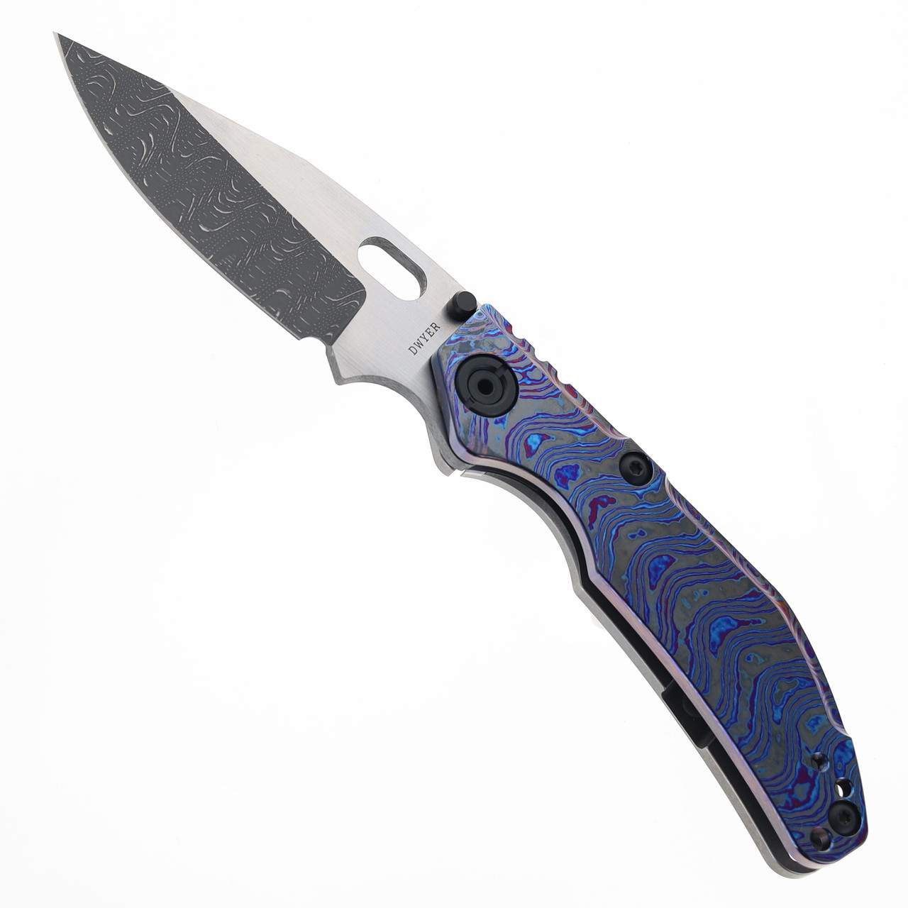 North Mountain Blade BBNM Custom VegasForge Damascus Blade
