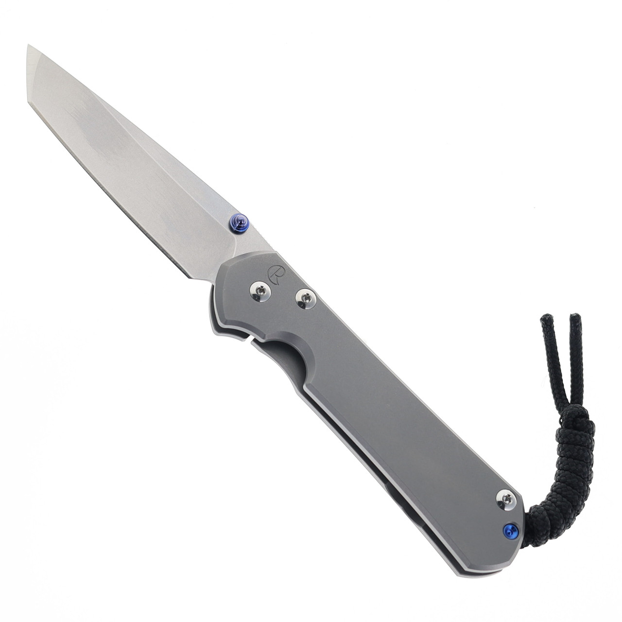 Chris Reeve Small Sebenza 31 Glass Blasted Titanium Handled Tanto