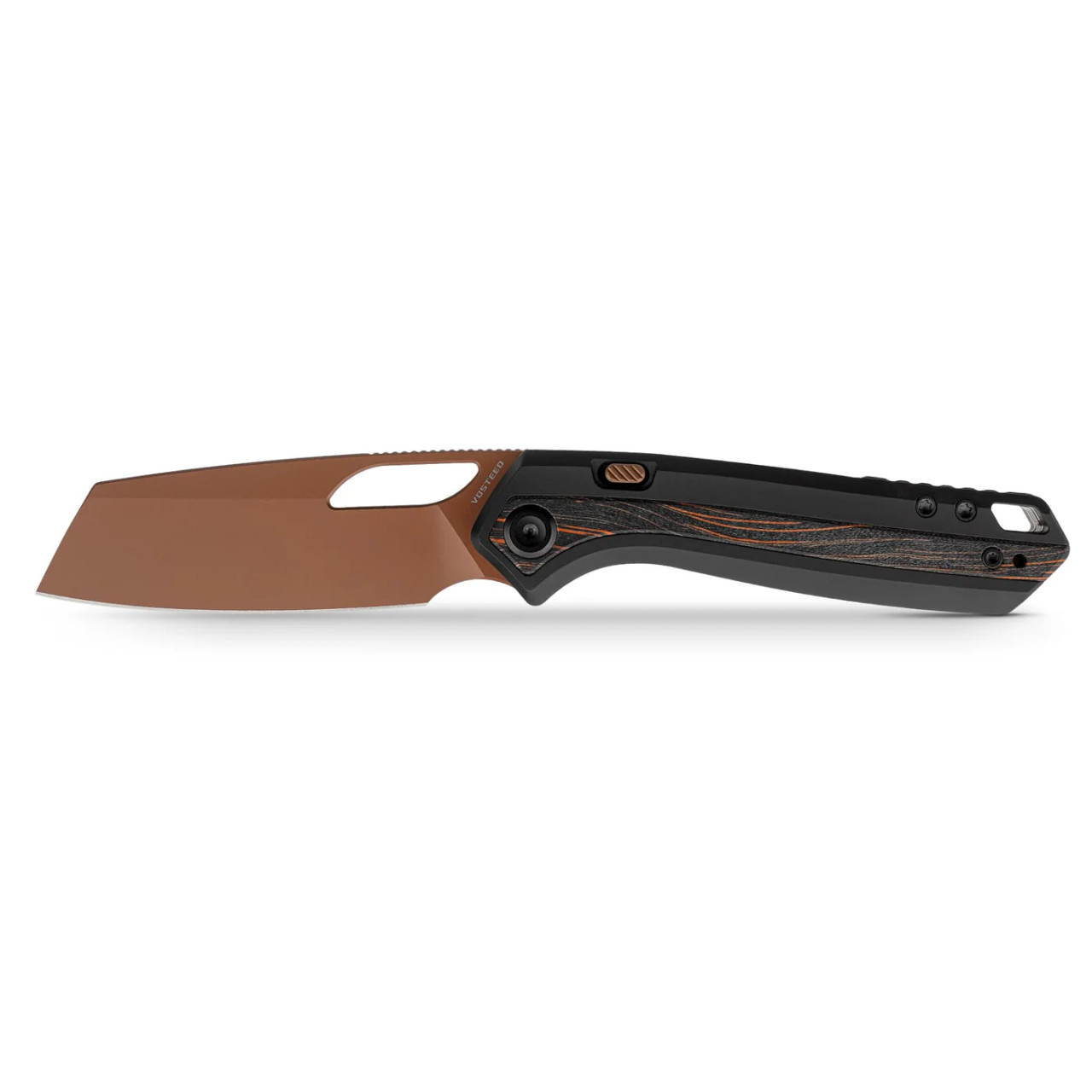 Vosteed Kroc 329 Folding Knife Aluminum/Topographic G10 Handle