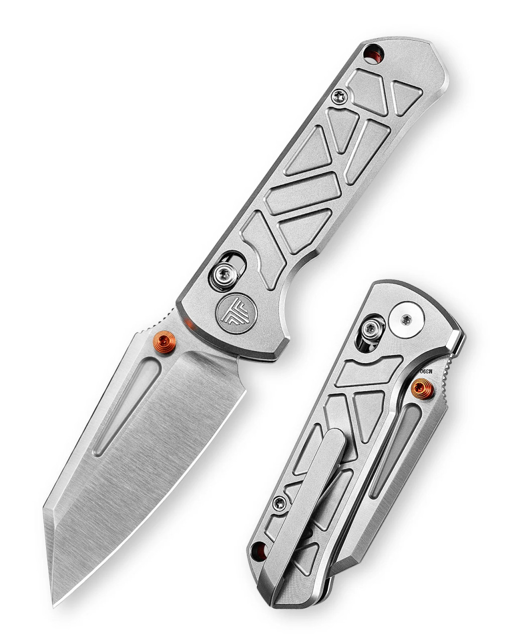 Trivisa Skarn-W Crossbar Lock Folding Knife Satin M390 Modified