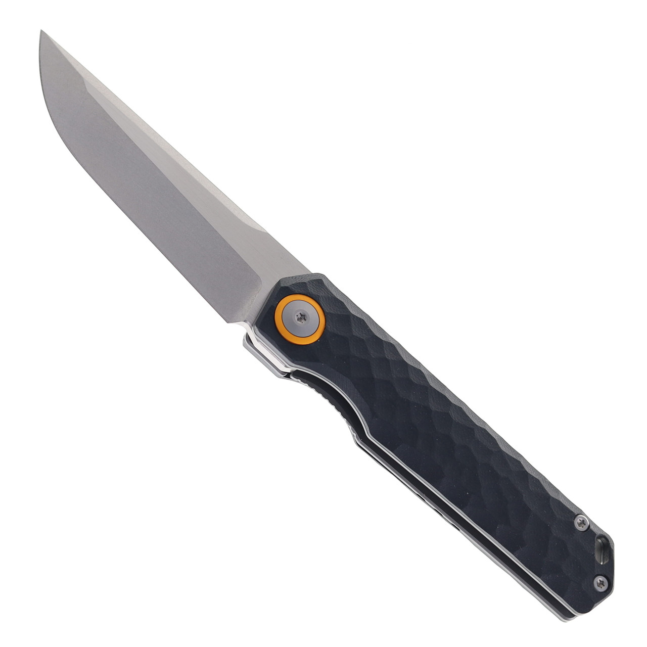 Maxace Baby Racoon V Folding Knife Black G10 Handle 10Cr15CoMoV 