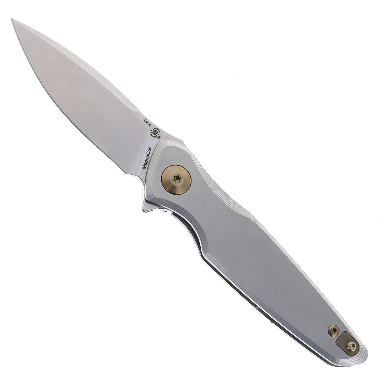 Spartan Blades Pandia Folding Knife Bronze Anodized Titanium Handle ...