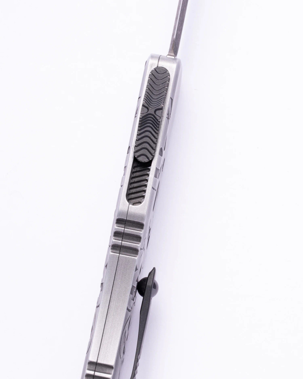 Microtech Hera II OTF Automatic Mini D/E Signature Series Brushed Metal ...