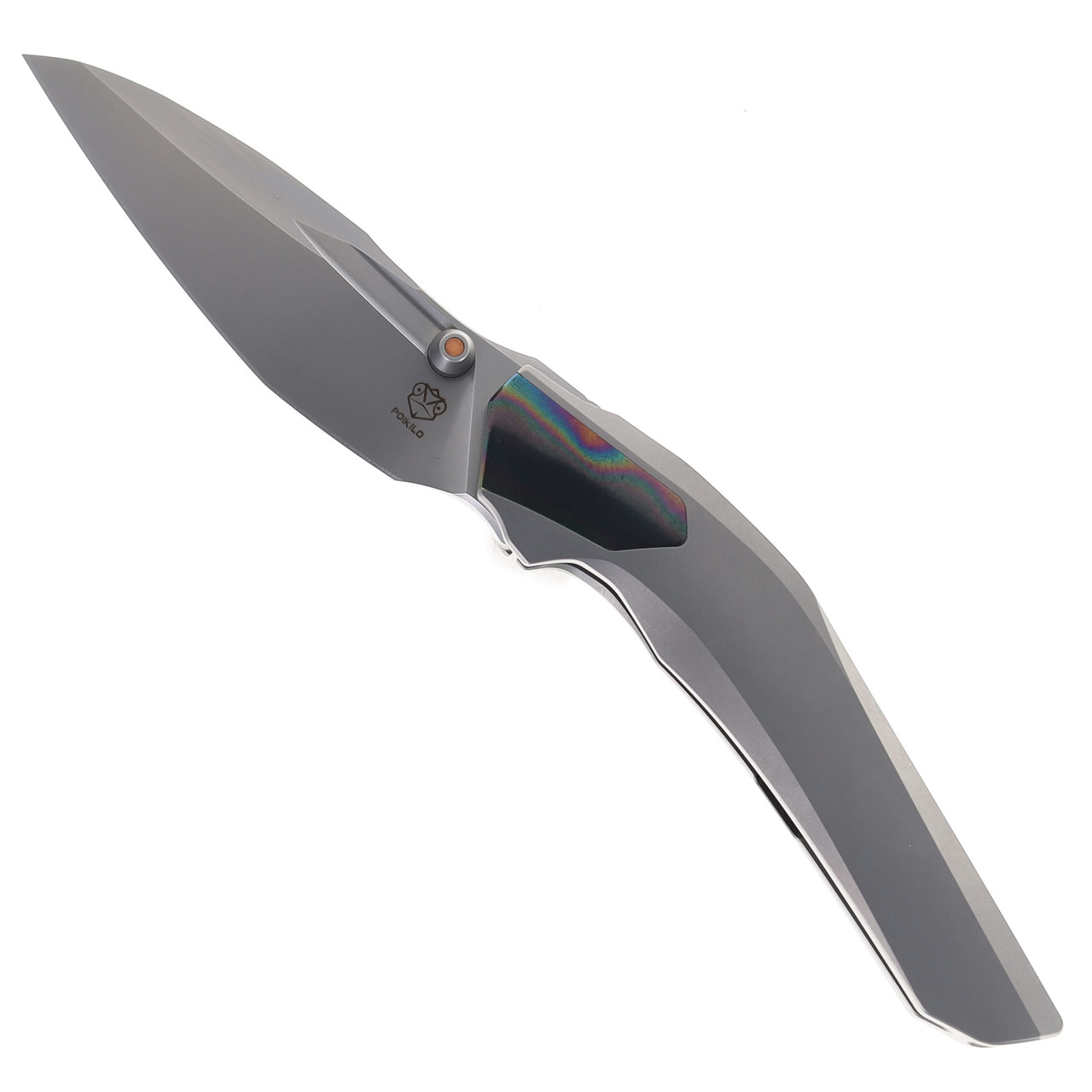 Poikilo VK-Odon S1 Standard Folding Knife Gray Titanium/Zirconium