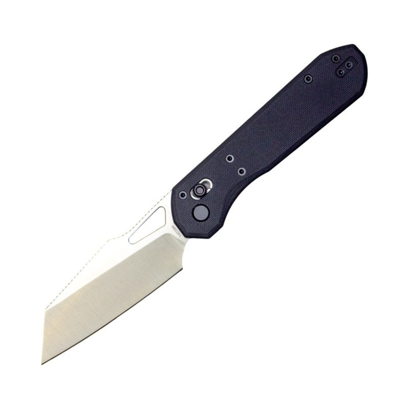 TacKnives The Viper Folding Knife Black G10 Handle 14C28N Plain