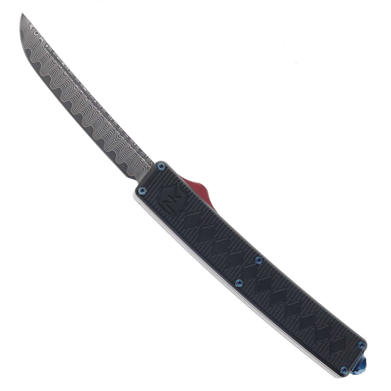 Normandy Knives Shogun OTF Automatic Knife Black Aluminum Handle