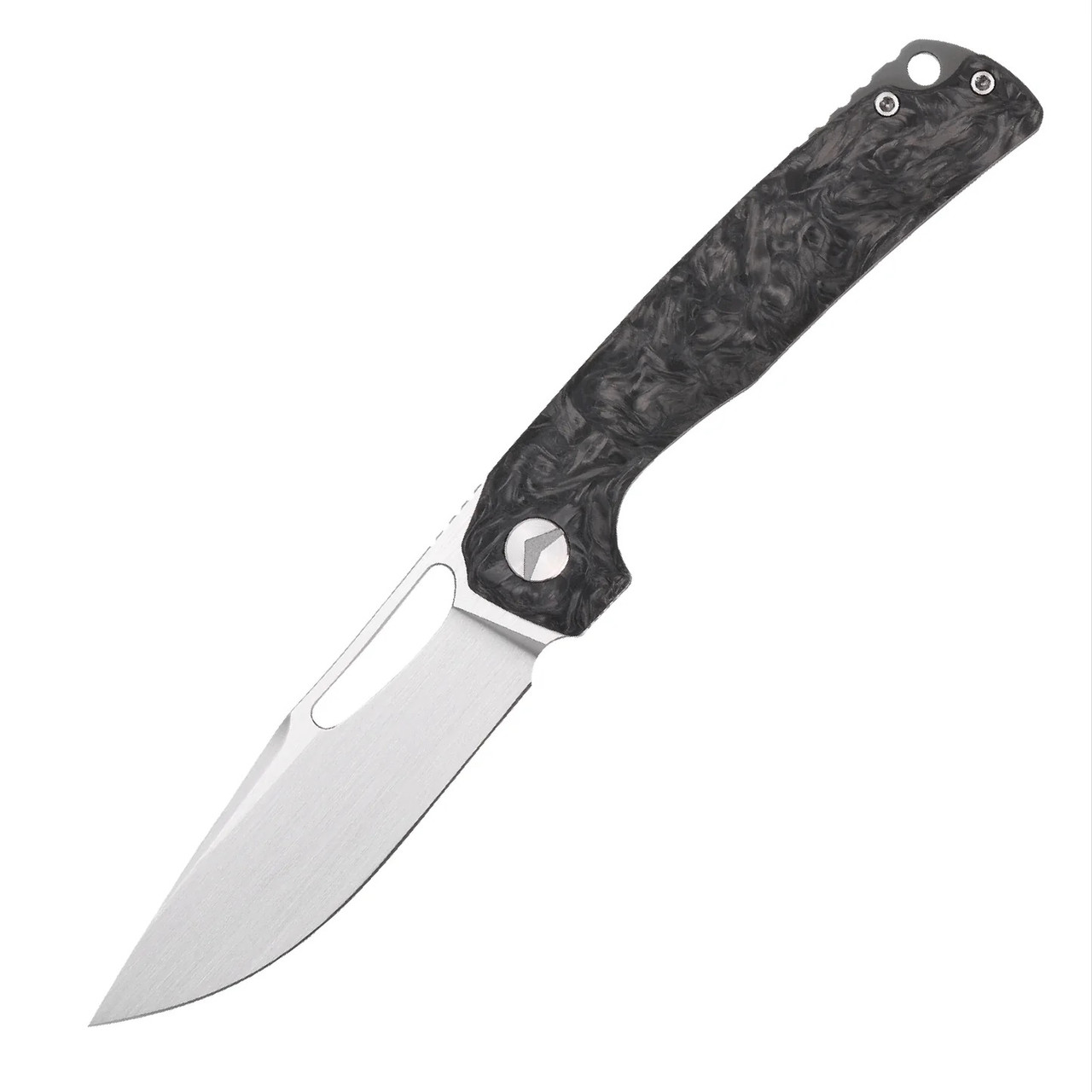 FerraMonster Ferrox Folding Knife Dark Matter Black FatCarbon