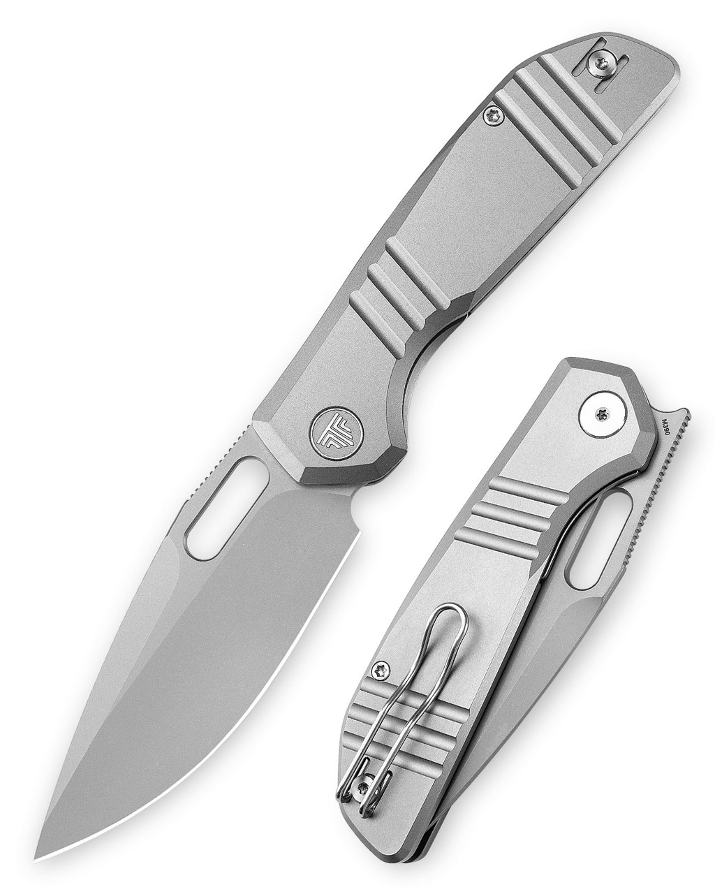 Trivisa Knives Gecko-S Liner Lock Folding Knife Stonewashed M390