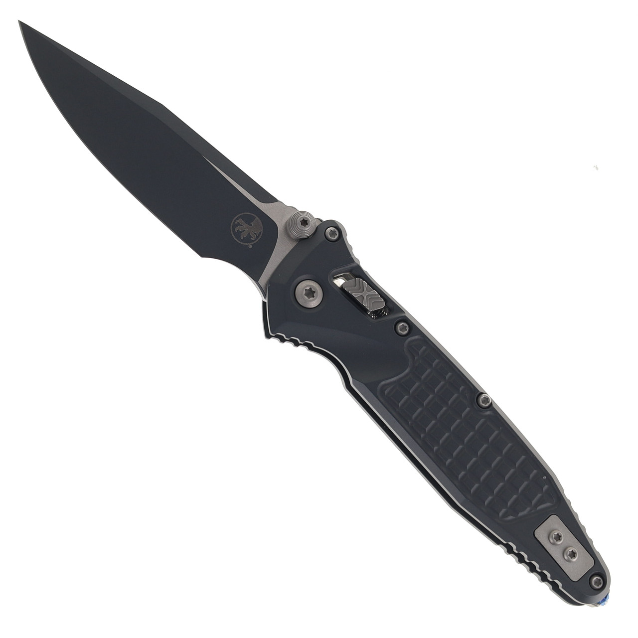 Microtech Socom RAM LOK Sniper Gray Cerakote Aluminum Frag Pattern