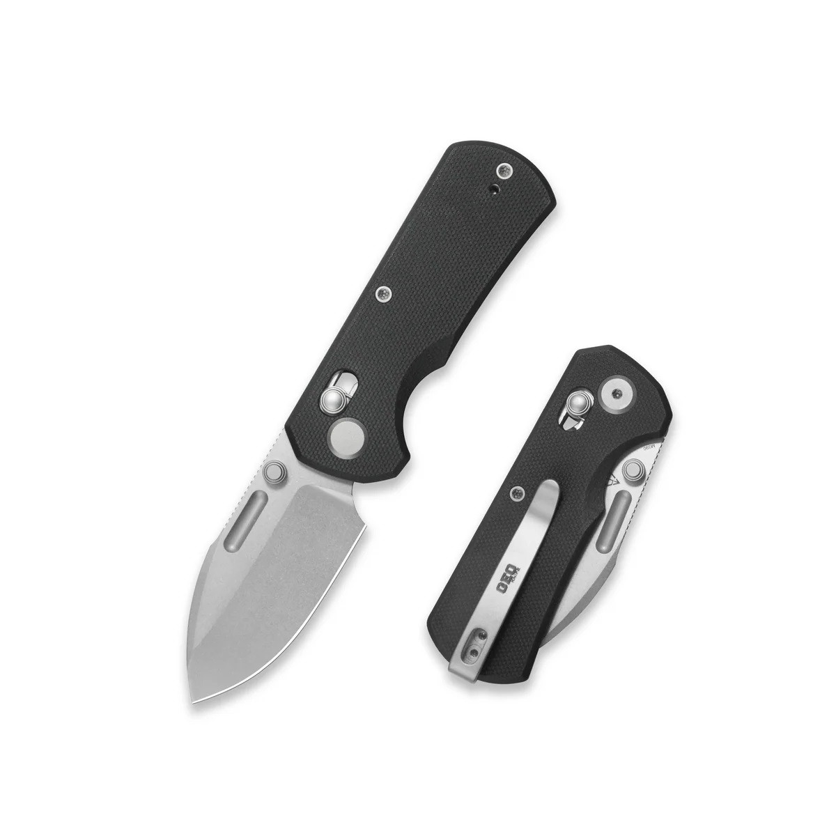 その他 S GEO Belluf Folding Knife Black G10 Handle M390 Drop Point Plain