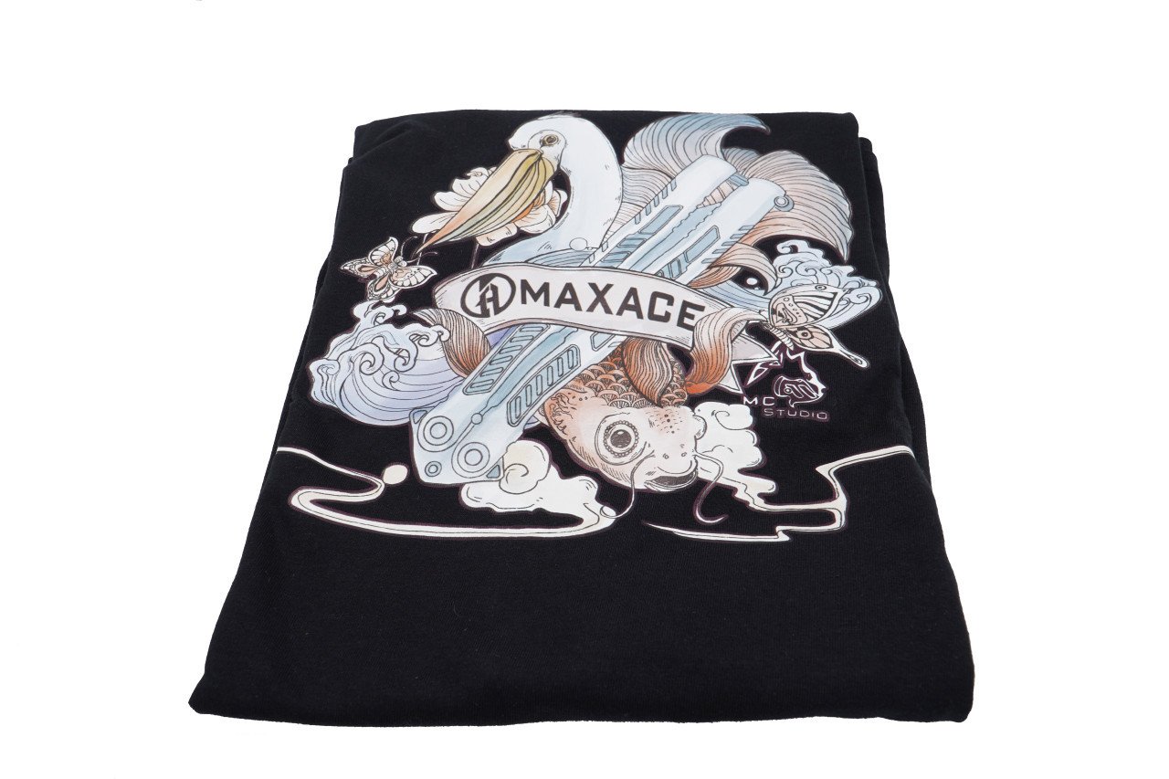 その他 hone Maxace/MC Studio Short Sleeve T-Shirt 100% Cotton Black Large