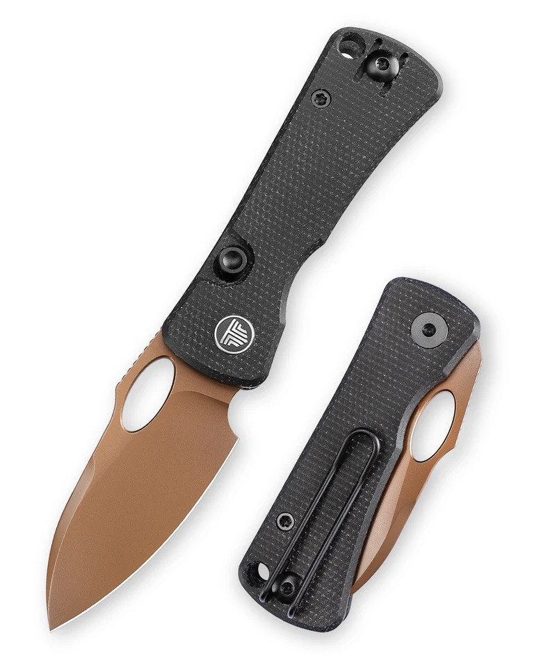 Trivisa Andromeda-BM Folding Knife Black Micarta Handle 14C28N