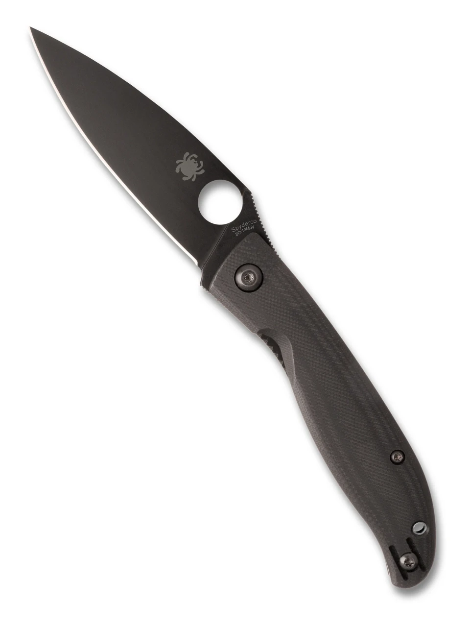 d.d.d　MANTRA Spyderco Mantra 4 LinerLock Folding Knfe Black Micarta 8Cr13MoV