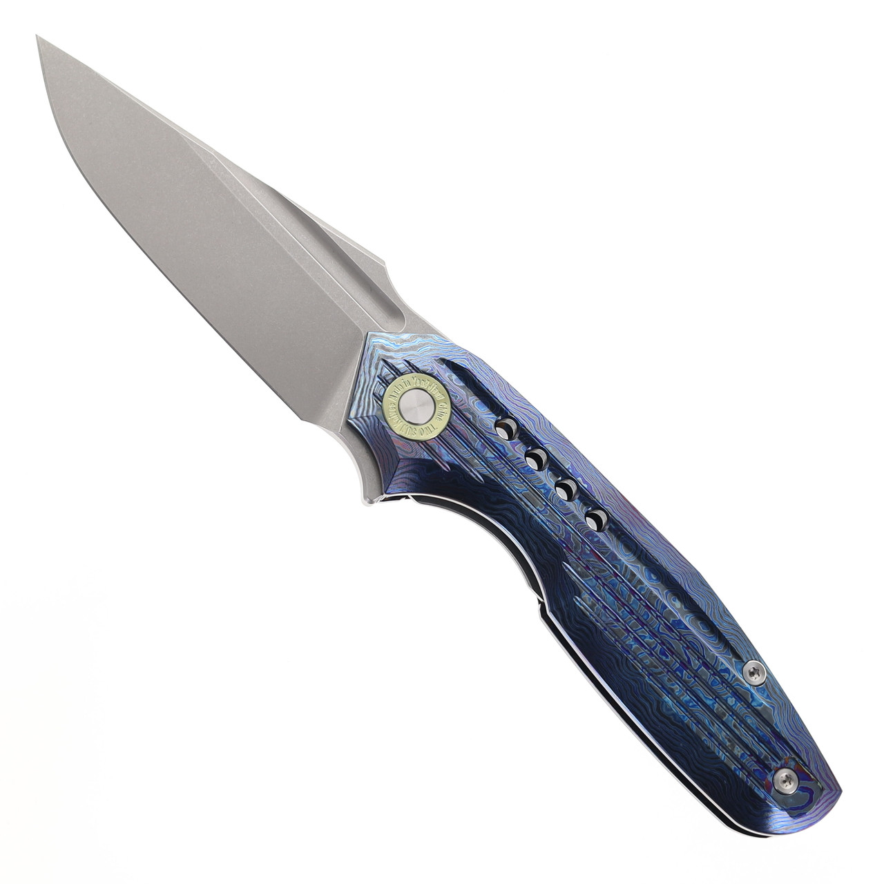 絶版‼️ MÁJ/MY by Stephanie Kiwitt Two Sun Mazwan Mokhtar Folding Knife Zircuti Handle M390 Satin
