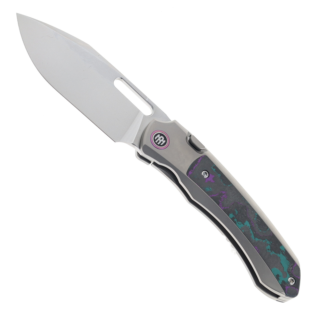Remette RT-Orca Folding Knife Titanium & Jazzy CamoCarbon Handle