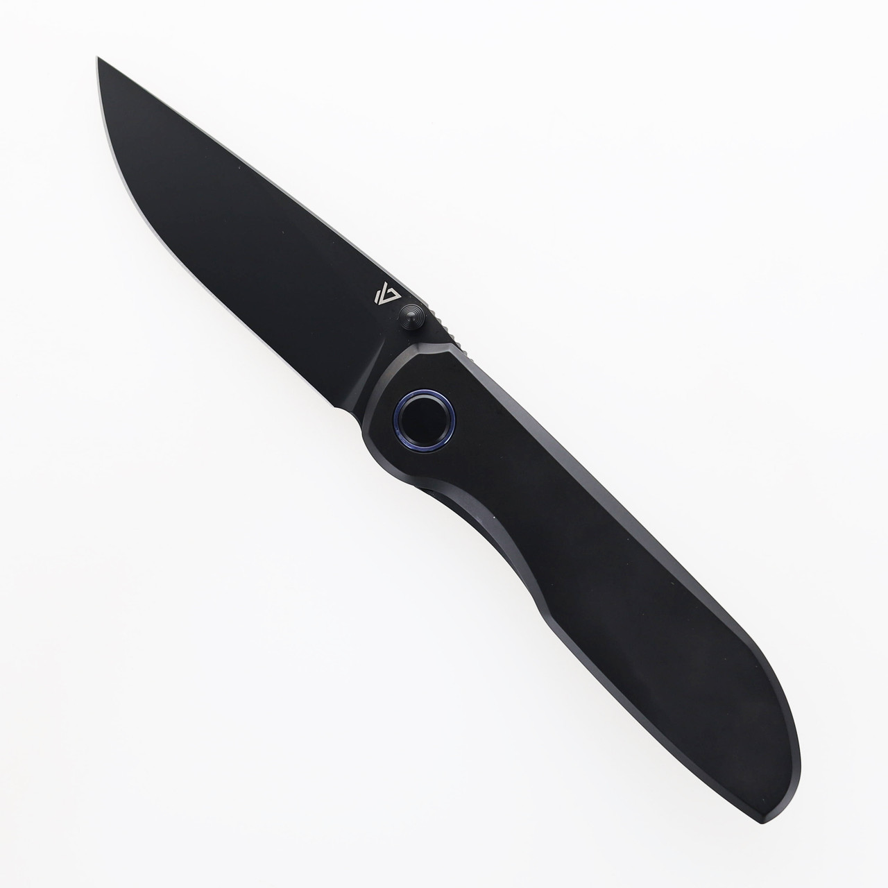 Vanguard Cheetah Integral Folding Knife Black Titanium Handle DLC