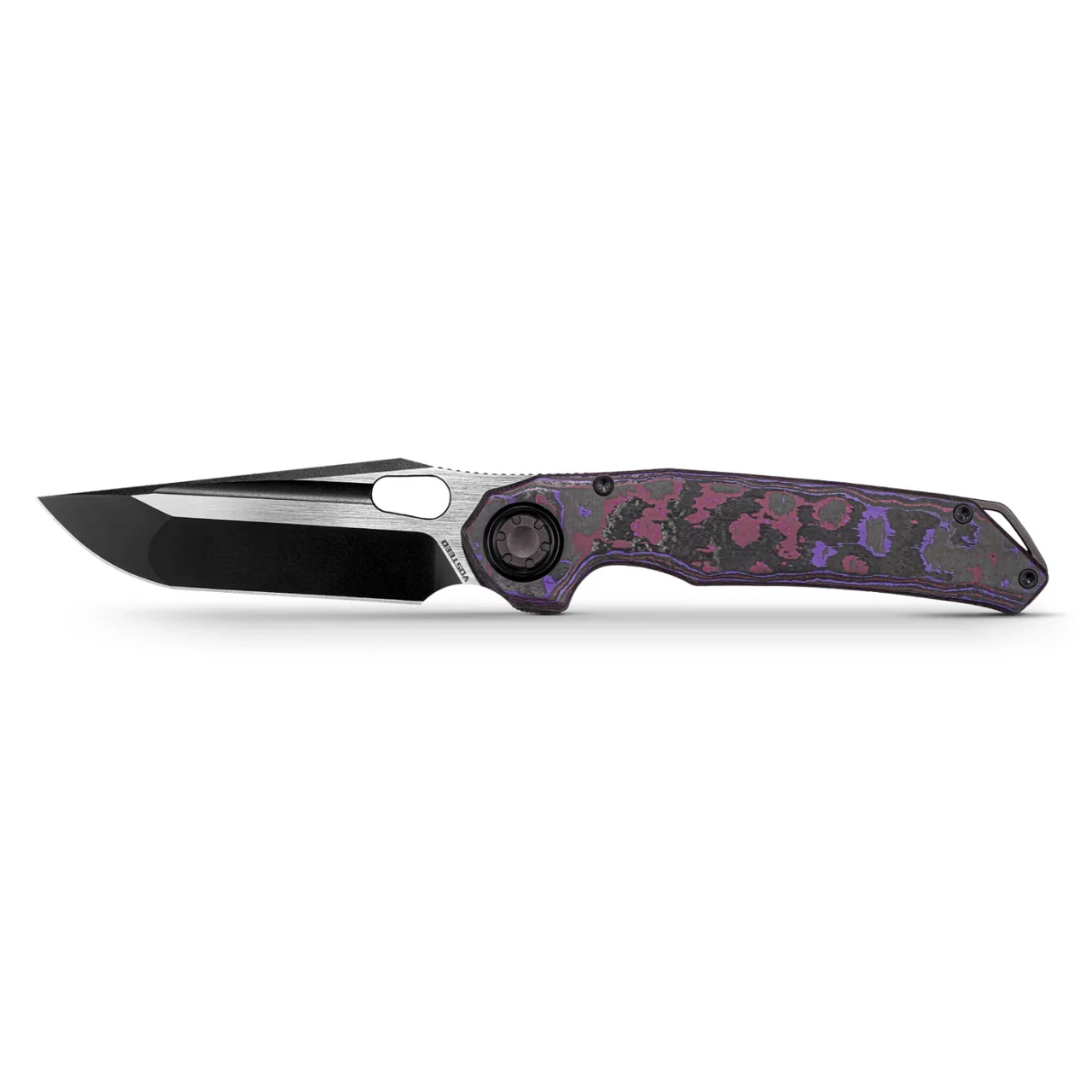 Vosteed Thunderbird V Folding Knife Purple Haze FatCarbon Handle