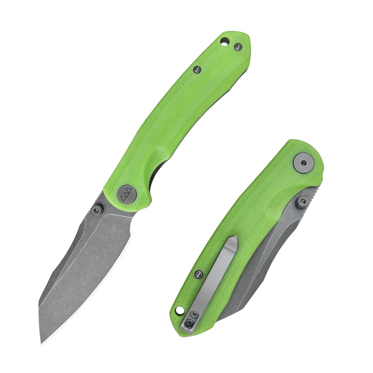 グリーンカナ様 WIXCO Axor Folding Knife Green Luminous G10 Handle 14C28N Plain