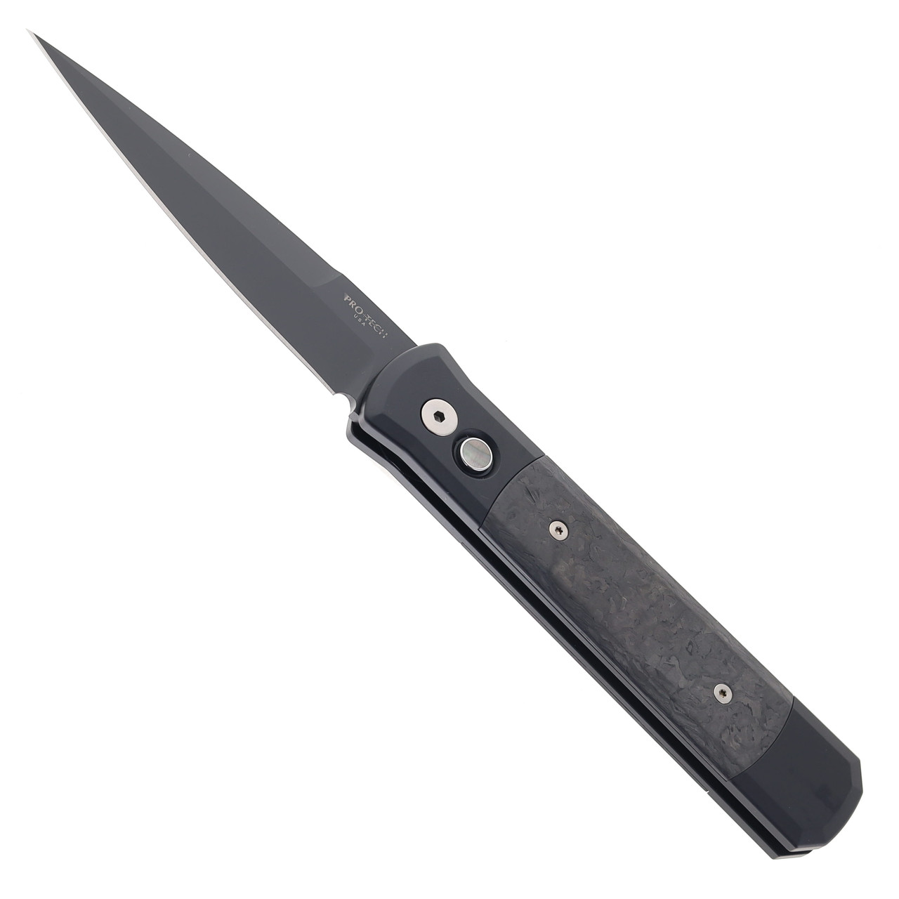 Pro-Tech Godfather 905-LTD TC Black Automatic Knife TechnoCarbo