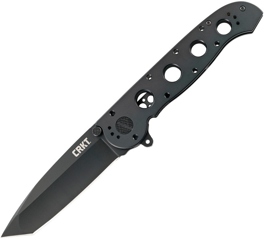 CRKT M16 Framelock Knife Black Tanto Plain Edge Black SS Handle