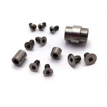 Flytanium Full Titanium Hardware Kit for Spyderco Paramilitary 2 Knife Flytanium Full Titanium Hardware Kit for Spyderco Paramilitary 2 Knife