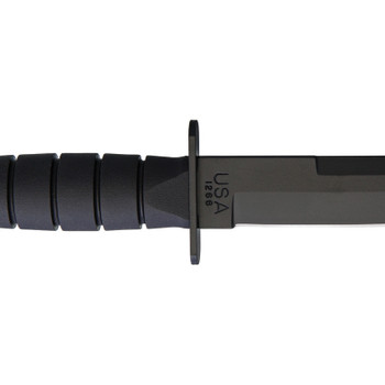 Ka-Bar Modified Tanto Fixed Blade Knife Black Handle Black Plain 1095 Blade 1266 Ka-Bar Modified Tanto Fixed Blade Knife Black Handle Black Plain 1095 Blade 1266