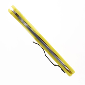 Spyderco Pacific Salt 2 Back Lock Knife Yellow FRN Handle Plain H-2 Blade C91PYL2 Spyderco Pacific Salt 2 Back Lock Knife Yellow FRN Handle Plain H-2 Blade C91PYL2