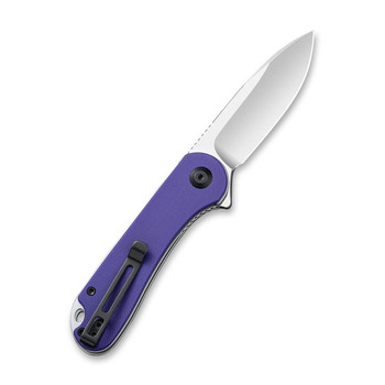Discontinued CIVIVI Elementum Folding Knife Purple G10 Handle D2 Plain Edge Satin C907V Discontinued CIVIVI Elementum Folding Knife Purple G10 Handle D2 Plain Edge Satin C907V