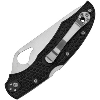 Byrd Harrier 2 Lightweight Back Lock Knife Black Handle Partially Serrated BY01PSBK2 Byrd Harrier 2 Lightweight Back Lock Knife Black Handle Partially Serrated BY01PSBK2